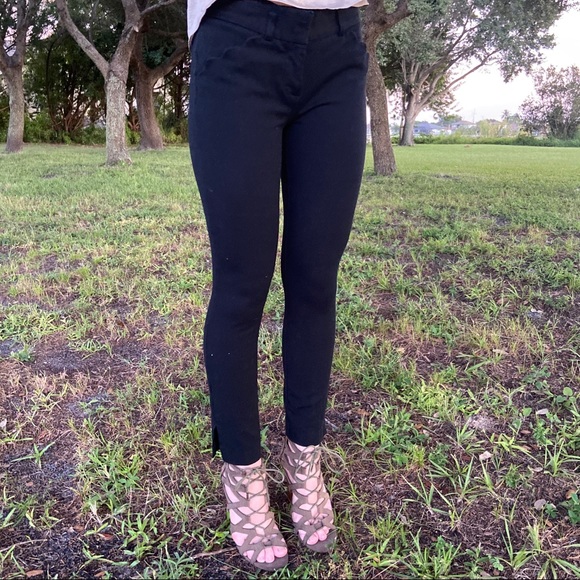 SOLD Candie’s Ankle Black Pants Skinny Size 1 - Picture 1 of 5